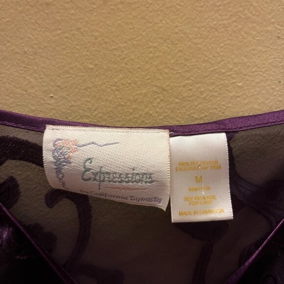 Lacy Purple Tank - Picture 2 of 4